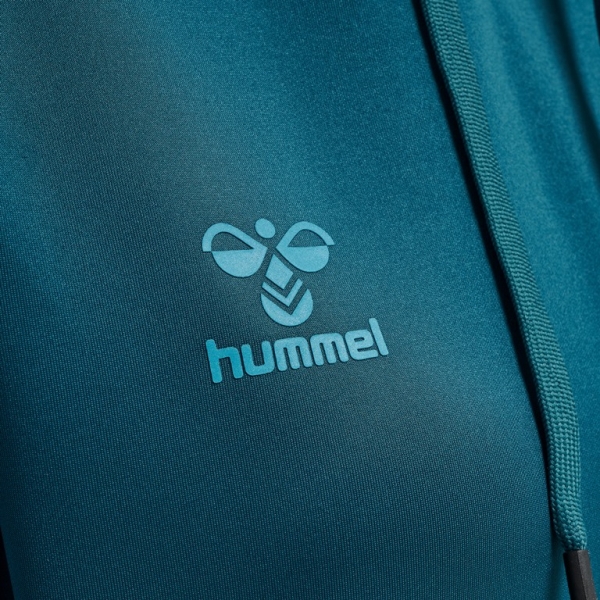 Damen Hoodie Hummel Core XK Poly Sweat - Blue Coral